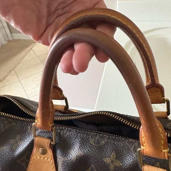Louis Vuitton Speedy 35 with lock and key - Picture 8 of 9